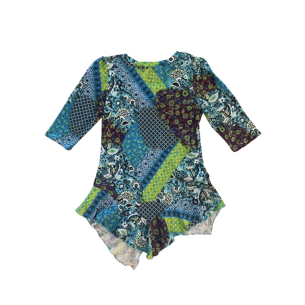 3 Girls Colorful Boho Peasant Tops Size Large - Picture 9 of 16